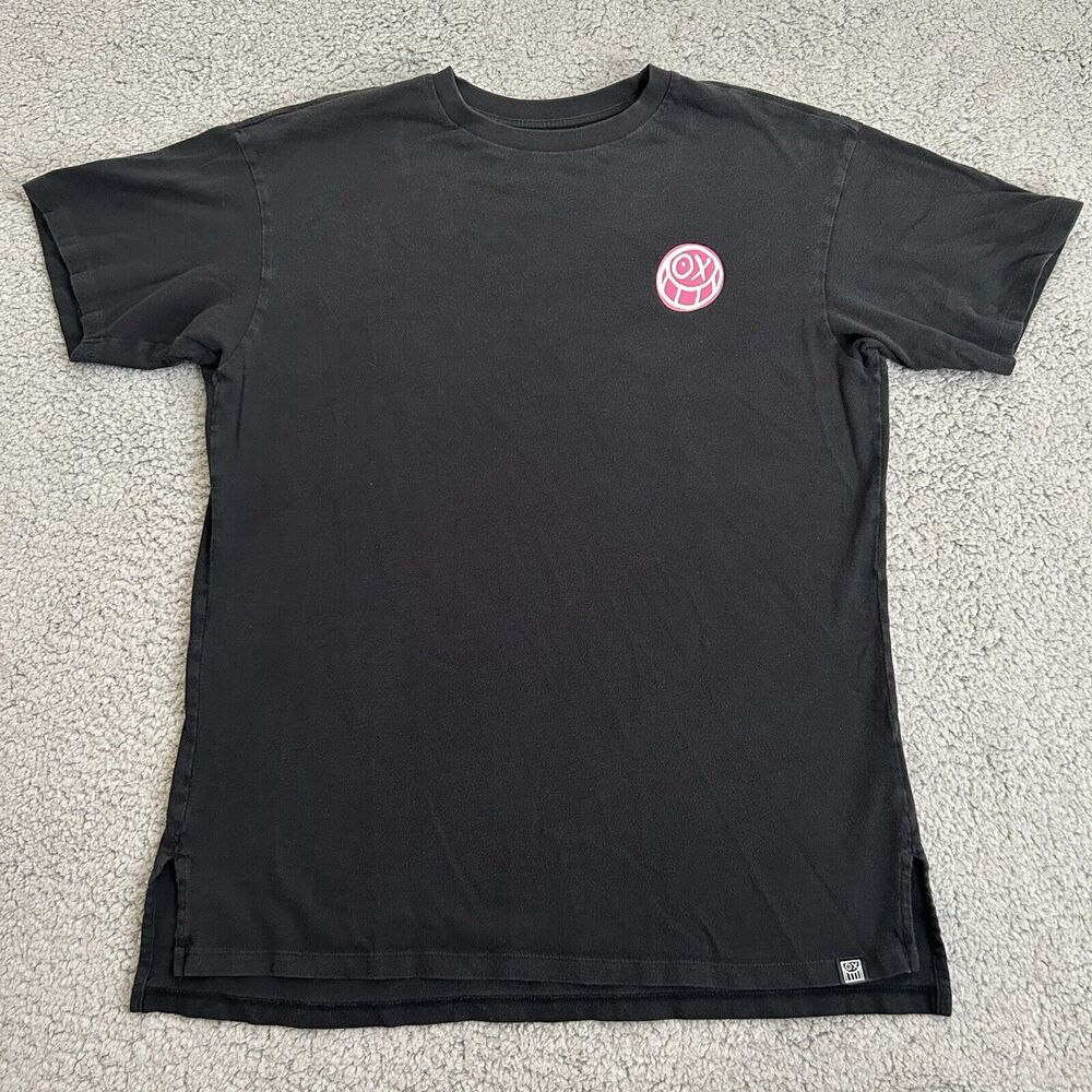 Uniqlo x Andre Saraiva T-Shirt Womens Medium Black Short Sleeve Crew Neck Crop